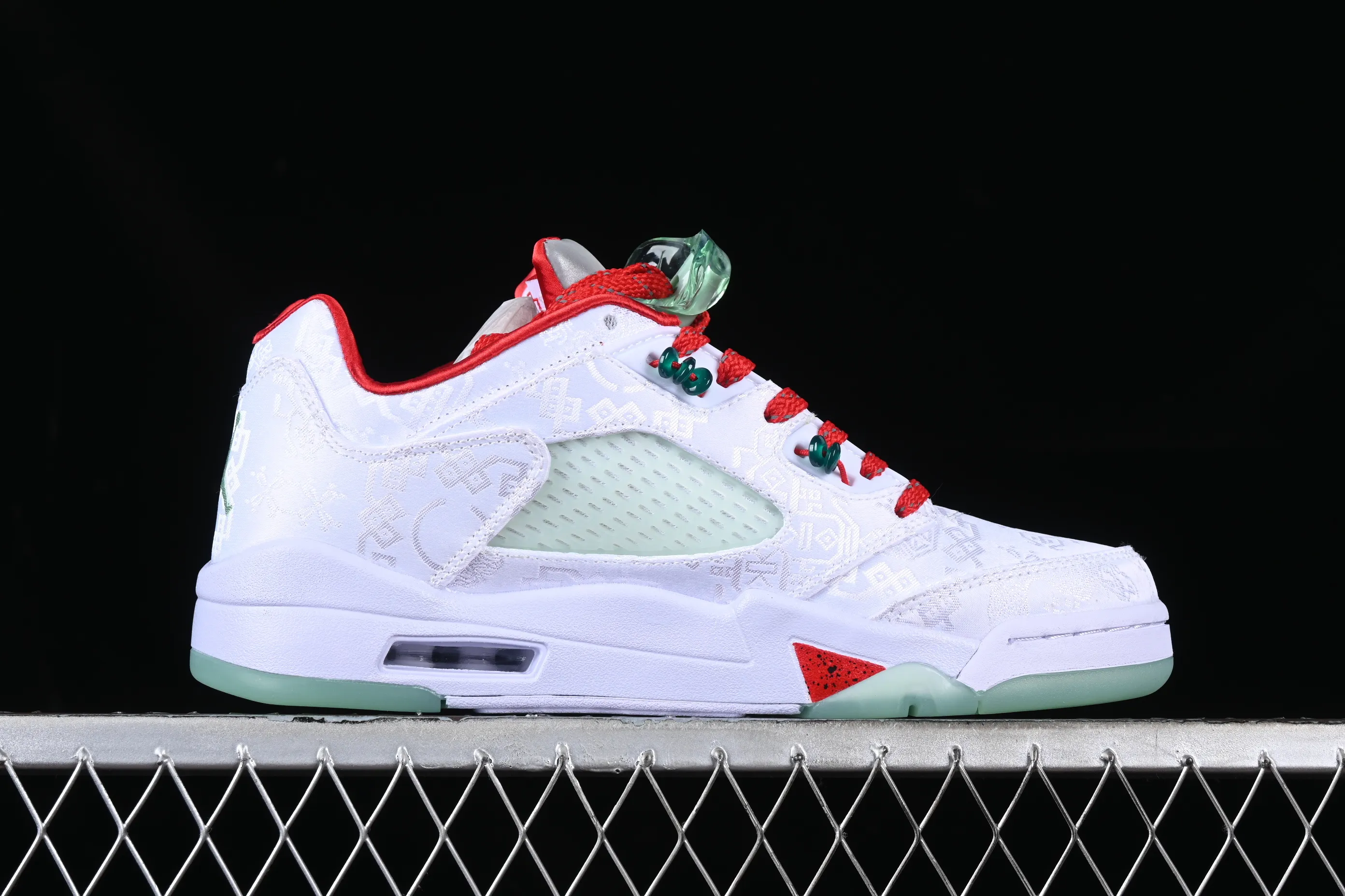 All categories Air Jordan Jordan series basketball shoes Air Jordan 5 Air Jordan 5 Low AJ5 Joe 5 white jade silk low-top basketball shoes 1551183